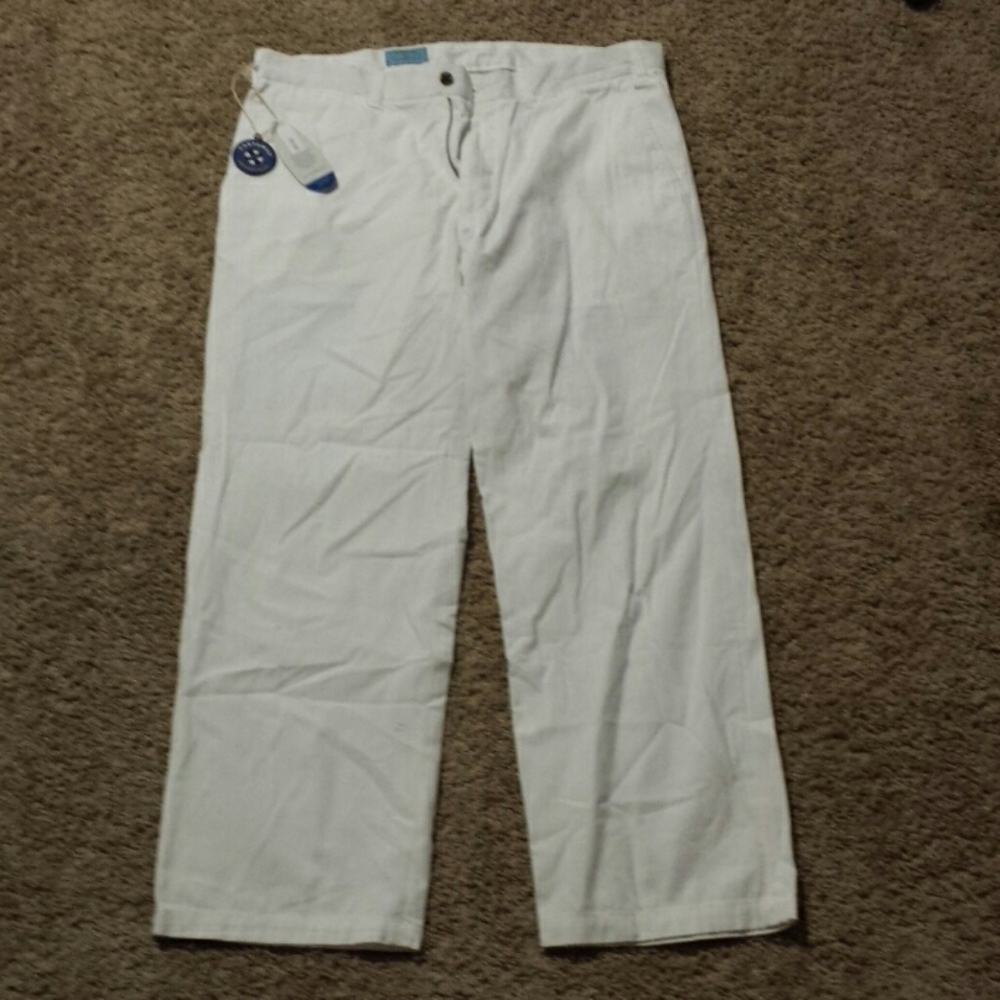 NWT Castaway White Harbor Pant Size 36